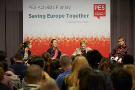 Activists gather for first day of PES Council