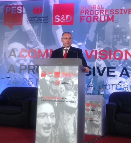 As progressives gather in Amman, PES President Sergei Stanishev underlines  importance of strong cooperation between EU and Mediterranean