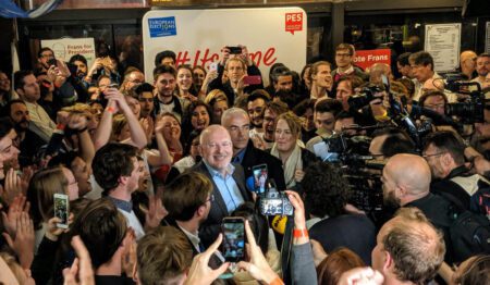 Frans Timmermans thanks supporters for their positive campaigning