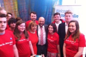 Irish Labour Party welcomes Martin Schulz campaign at European election  rally in Dublin