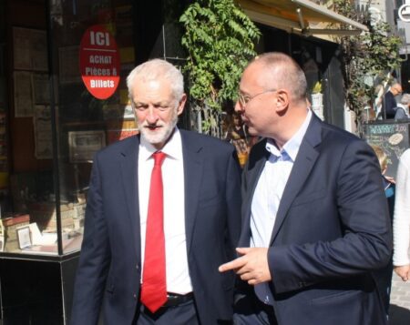 Jeremy Corbyn and Sergey Stanishev discuss cooperation in Brussels