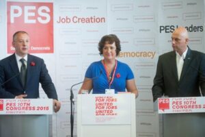 Leaders of left unite in Hungary for jobs and democracy