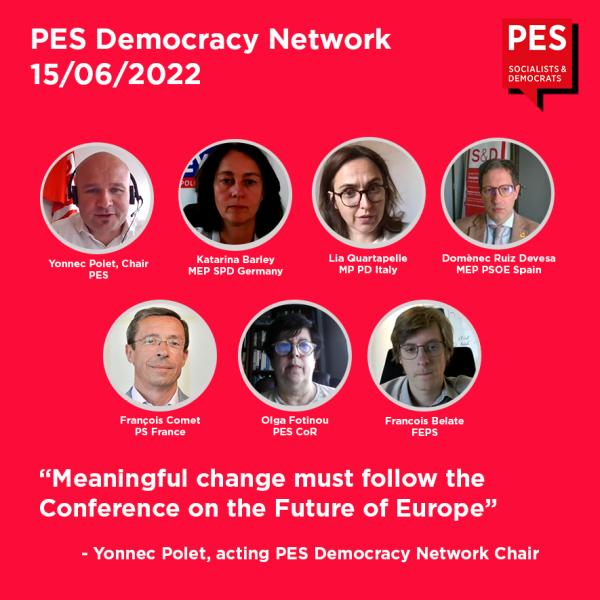 PES meaningful change must follow Conference on the Future of Europe