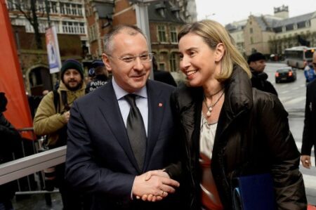 PES President congratulates High Representative Mogherini on Iran  negotiations