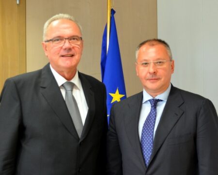 PES President meets new EU international cooperation Commissioner