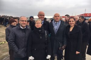 PES delegation in Turkey supports HDP co-chair in political trial
