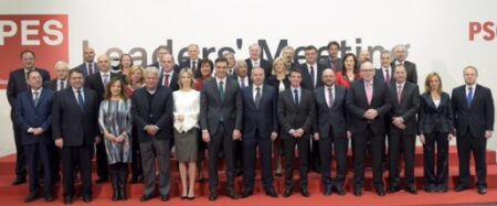 PES leaders show their ‘unity against fear’ at Madrid event