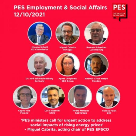 PES ministers call for urgent action to address social impacts of rising energy prices