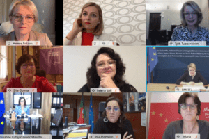 PES ministers for gender equality stand together against gender-based violence