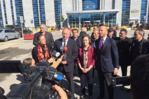 PES mission to Turkey  supports Demirtas during his first hearing in Turkish court