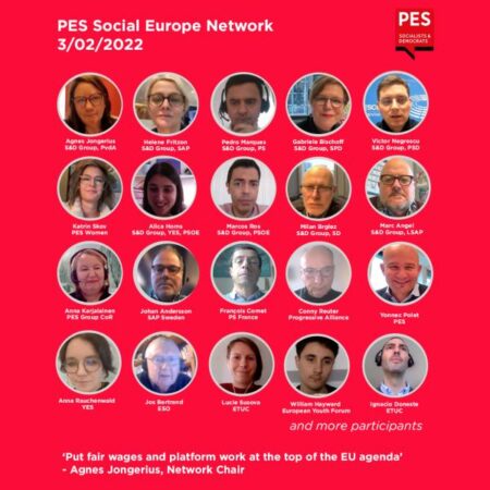 Put fair wages and platform work at the top of the EU agenda, PES urges new EU Presidency
