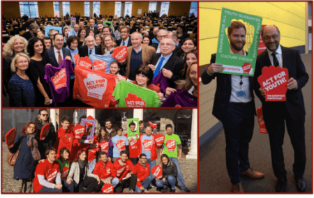 Thousands gather all over Europe to support the PES European Youth Plan in 111 events