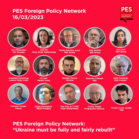 Participants of the PES Foreign Policy Network meeting
