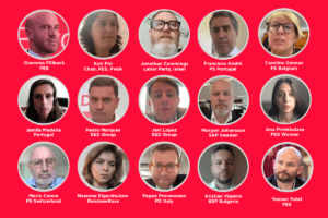 Members of the PES Foreign Policy Network meeting by videoconference
