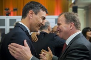 Stefan Löfven and Pedro Sanchez